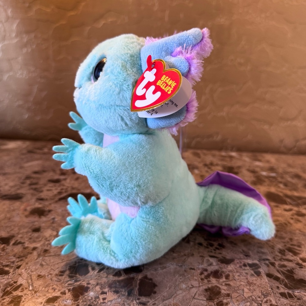 Ty Beanie Bellies Alex the Axolotl Plush NWT - Picture 2 of 5